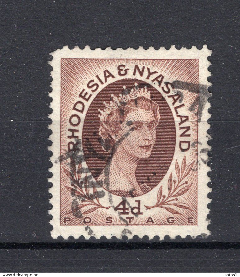 RHODESIA-NYASALAND Yt. 5° Gestempeld 1954 - Rhodesia & Nyasaland (1954-1963)