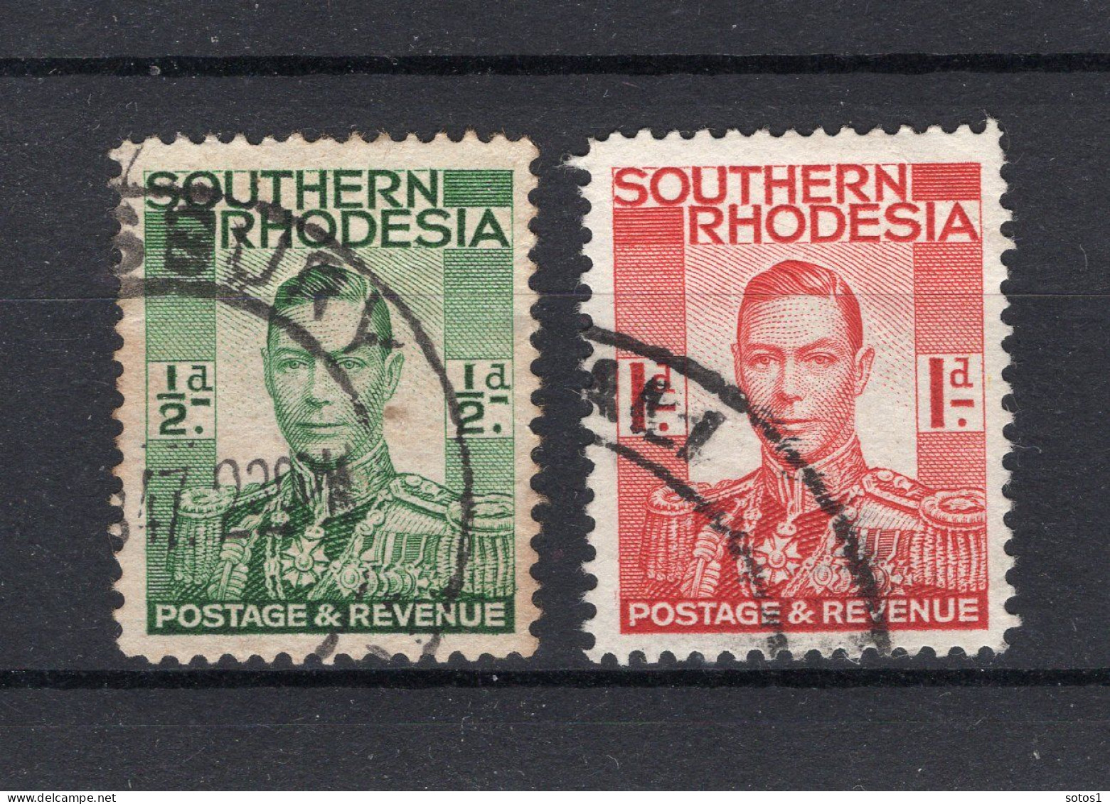 RHODESIA SOUTHERN Yt. 40/41° Gestempeld 1938 - Southern Rhodesia (...-1964)