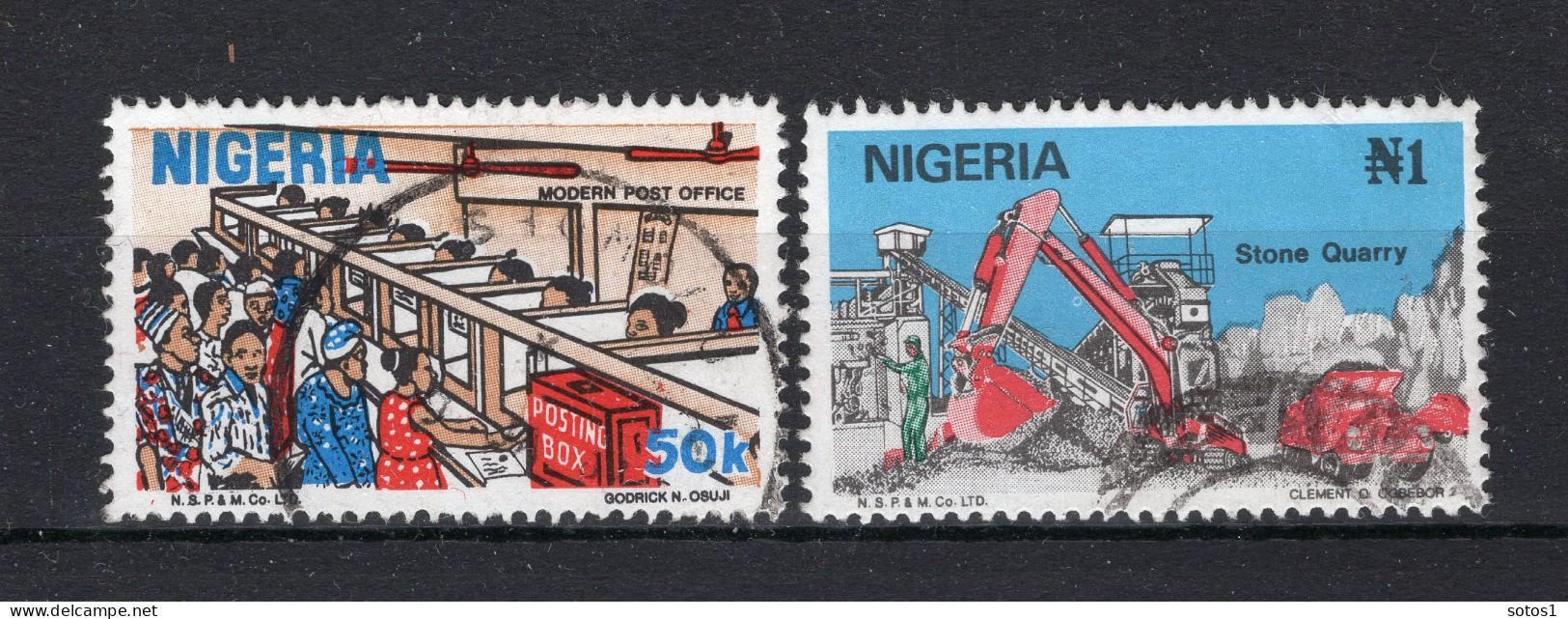 NIGERIA Yt. 496/497° Gestempeld 1986 - Nigeria (1961-...)