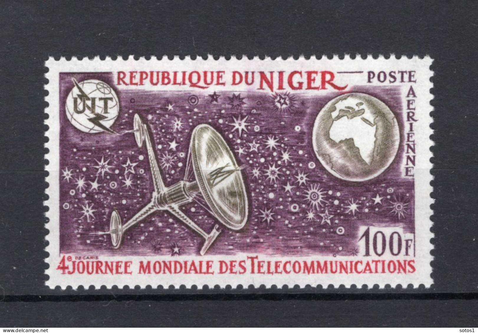 NIGER Yt. PA186 MH Luchtpost 1971 - Niger (1960-...)