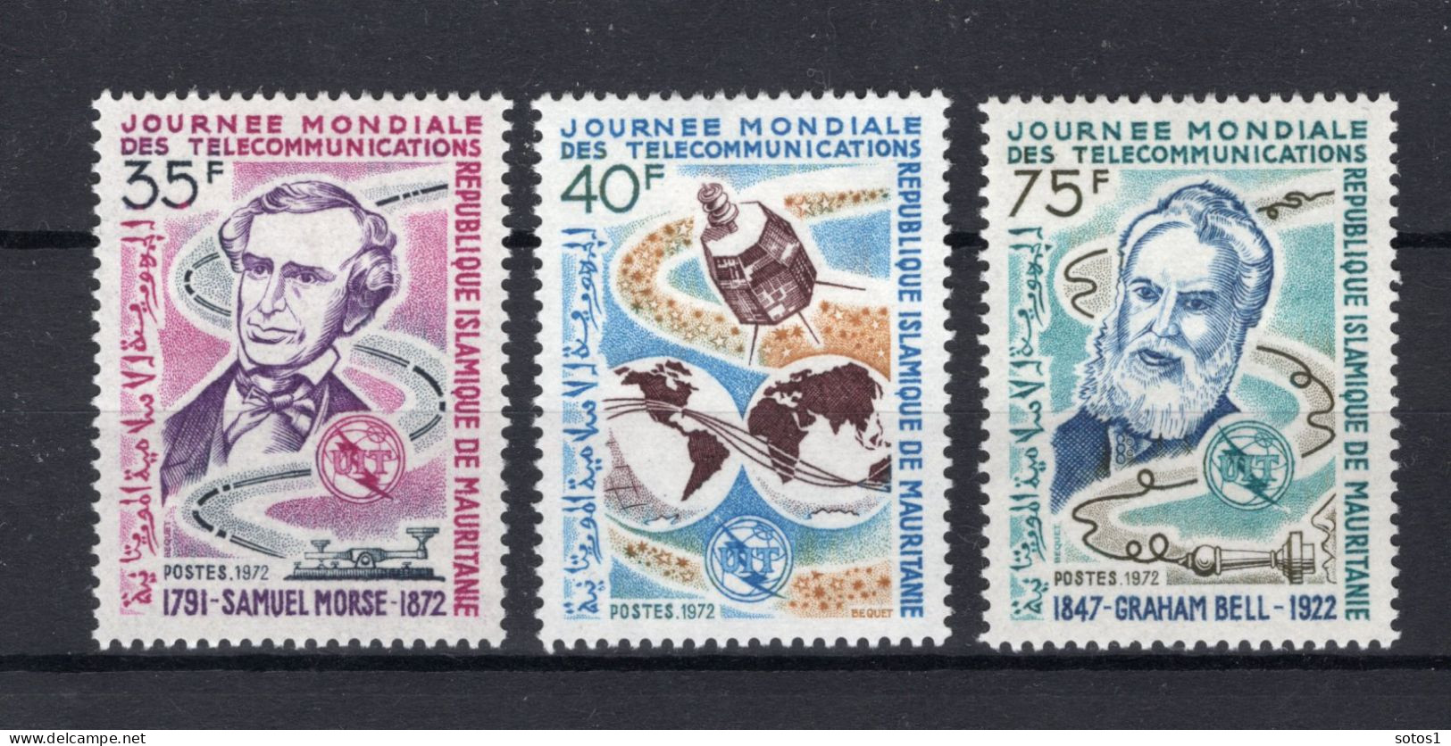 MAURITANIE Yt. 298/300 MH 1972 - Mauritanie (1960-...)
