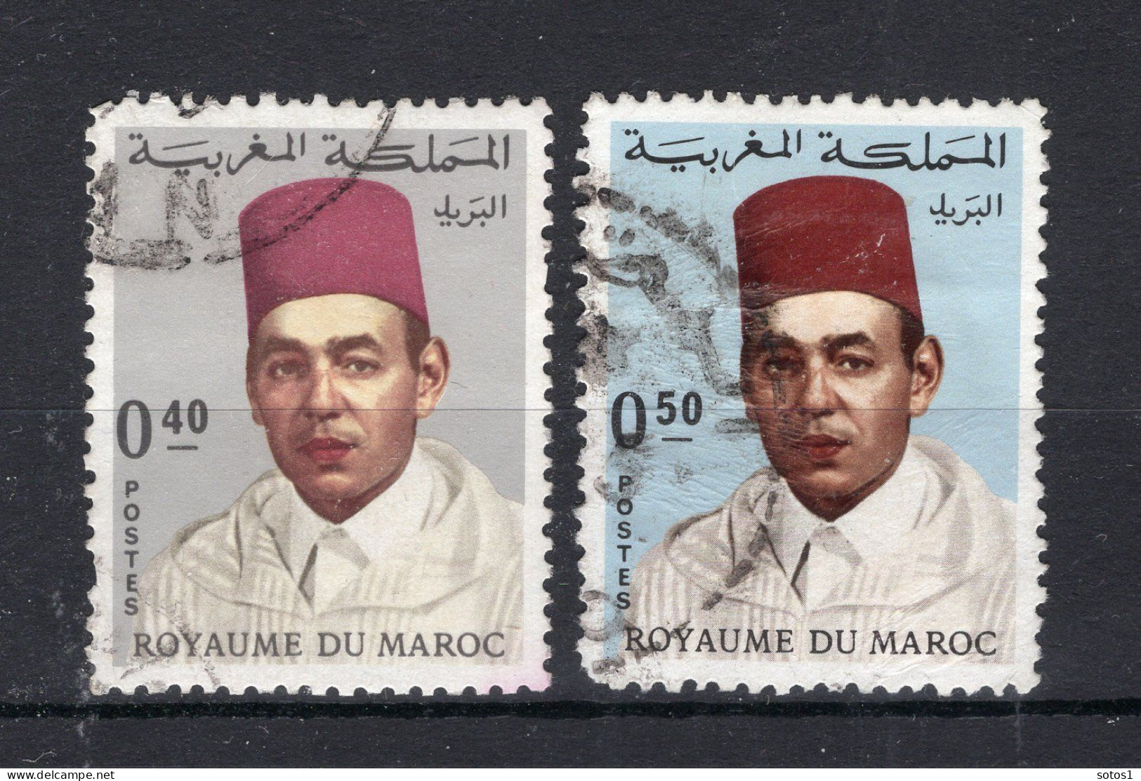 MAROKKO Yt. 543/544° Gestempeld 1968 - Maroc (1956-...)