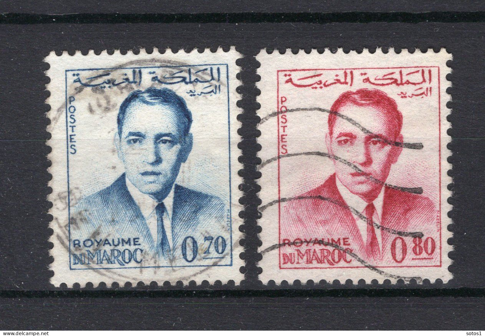 MAROKKO Yt. 443/444° Gestempeld 1962-1965 - Morocco (1956-...)