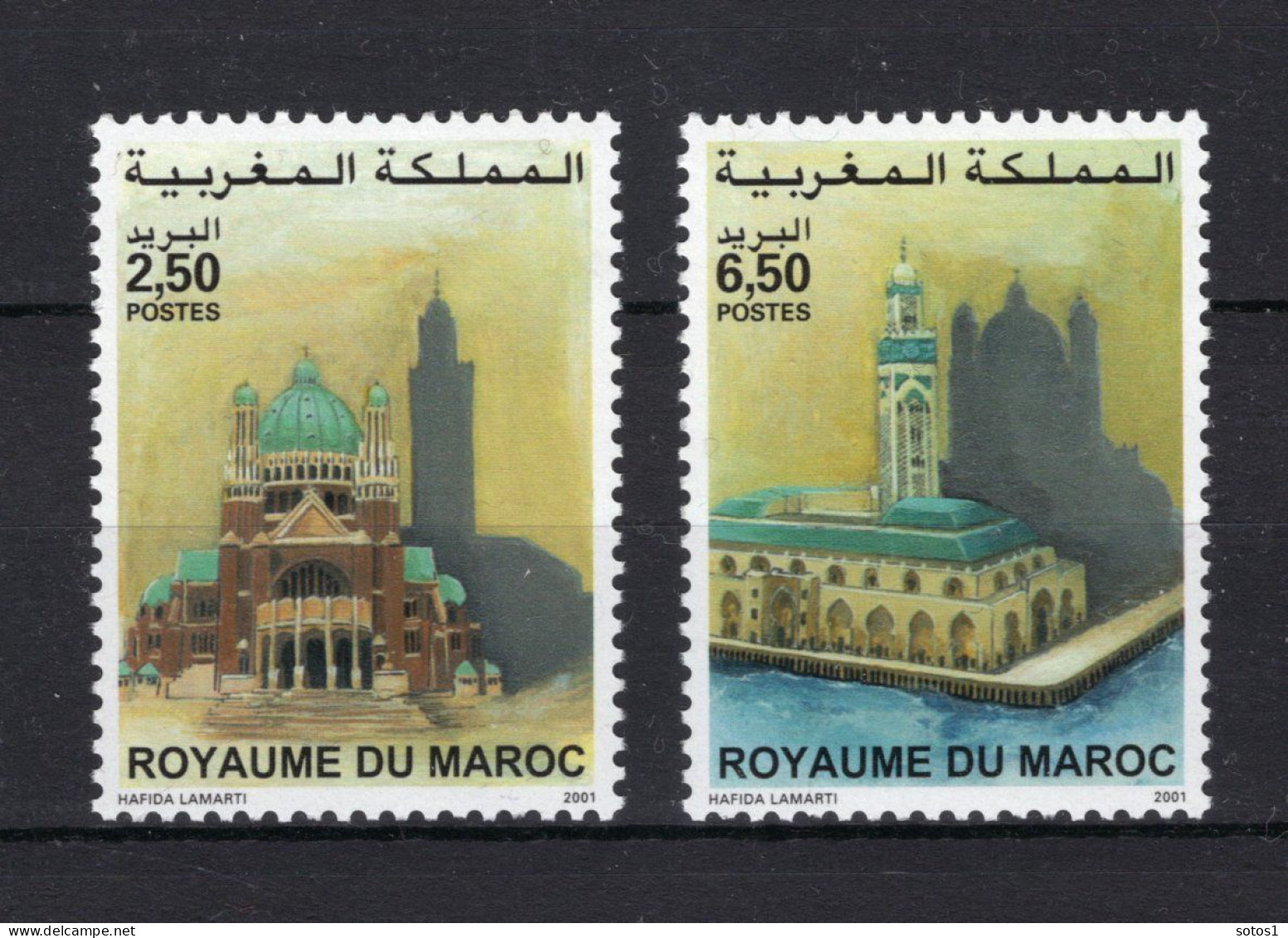 MAROKKO Yt. 1282/1283 MNH 2001 - Morocco (1956-...)