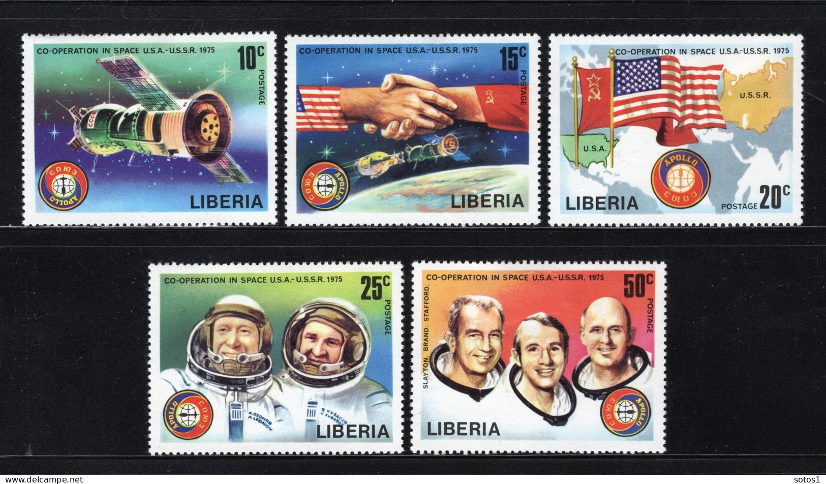 LIBERIA Yt. 686/690 MH 1975 - Liberia
