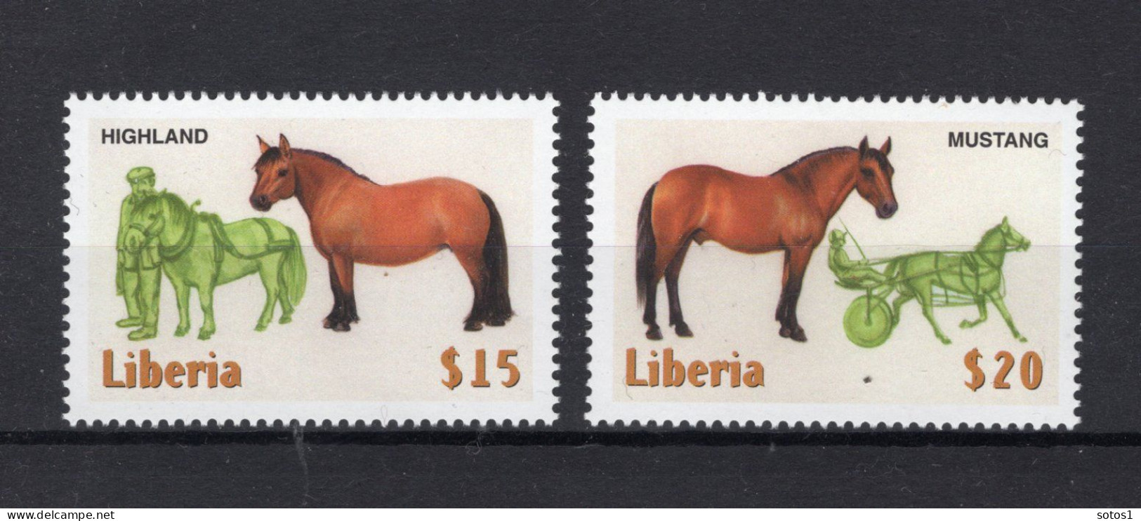 LIBERIA Yt. 2081/2082 MNH 1999 - Liberia