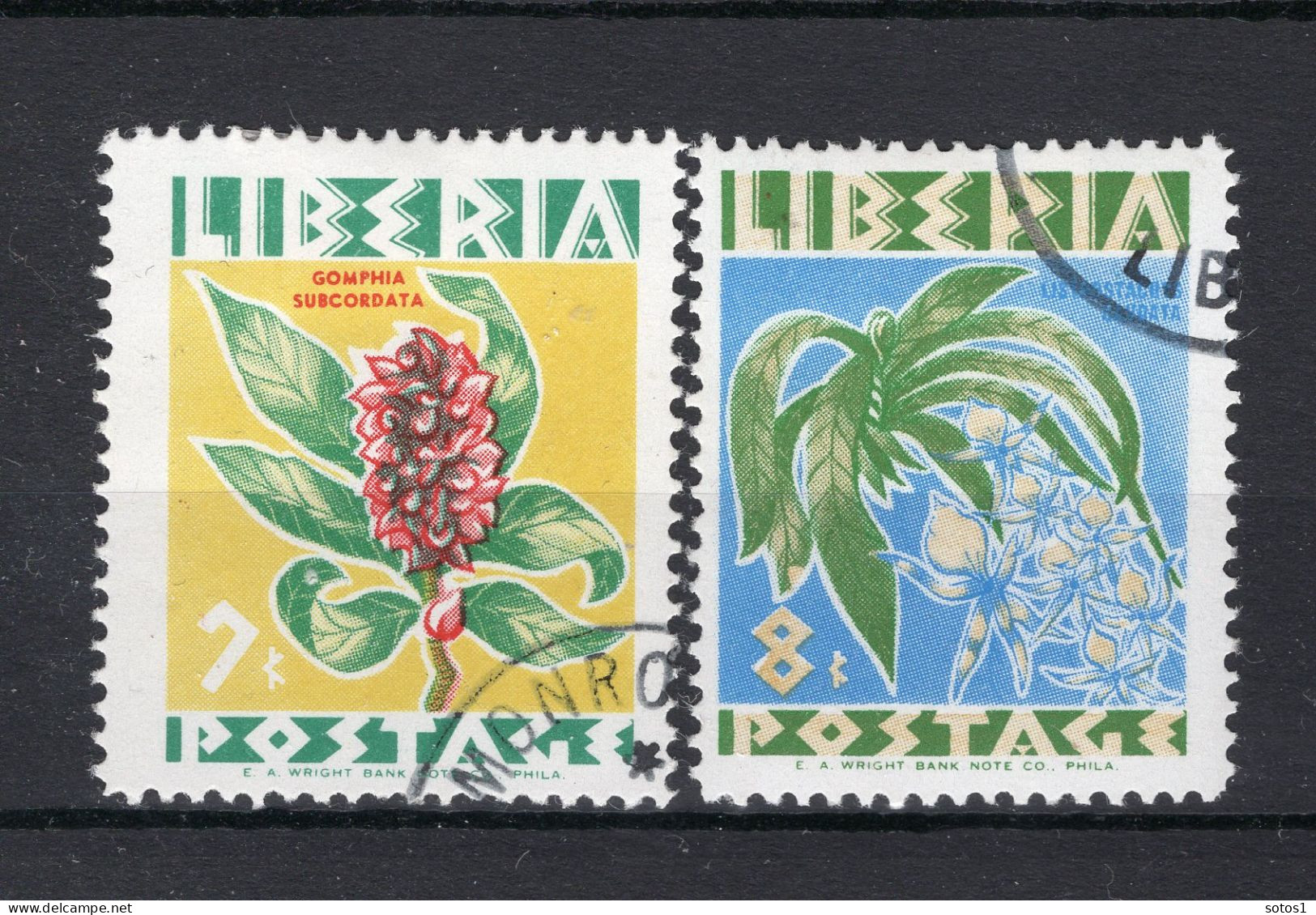 LIBERIA Yt. 329/330° Gestempeld 1955 - Liberia