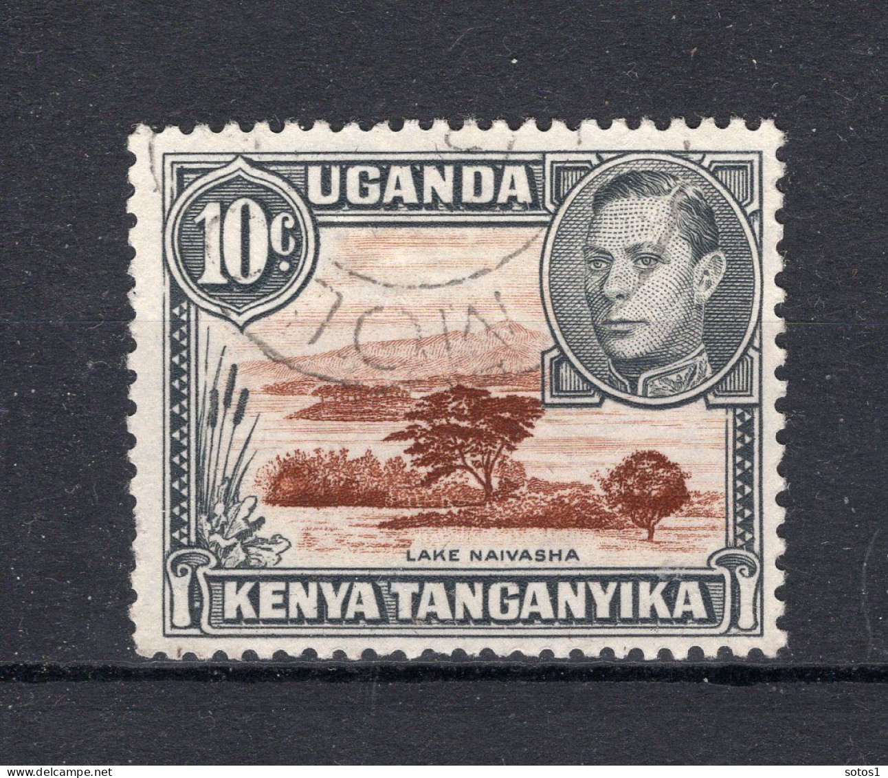 KENYA UGANDA TANGANYIKA Yt. 83° Gestempeld 1952 - Kenya, Uganda & Tanganyika