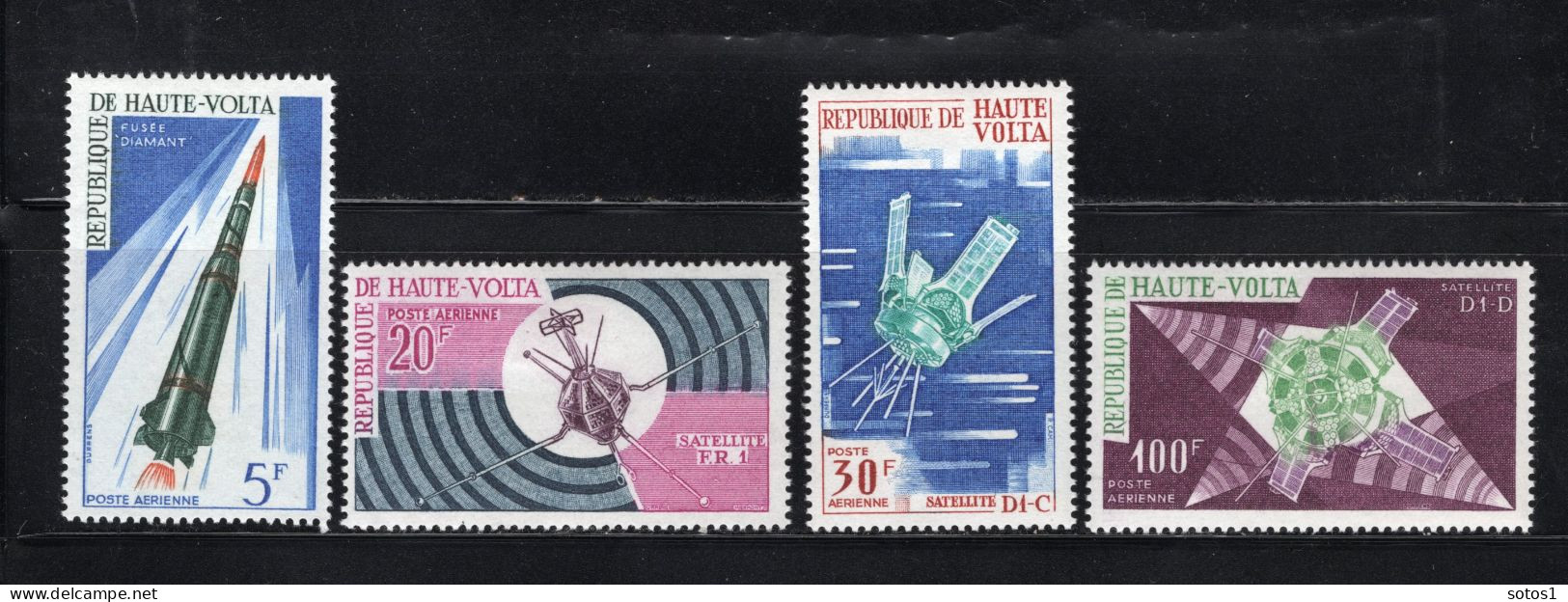 HAUTE-VOLTA Yt. PA36/39 MH Luchtpost 1967 - Upper Volta (1958-1984)