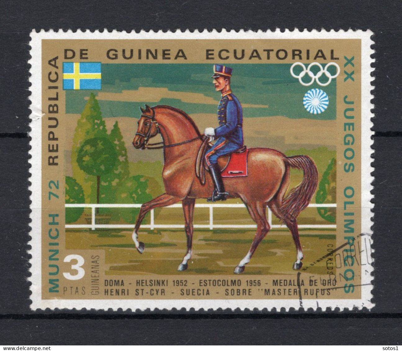 GUINEA ECUATORIAL Yt. 25C° Gestempeld 1972 - Guinée Equatoriale
