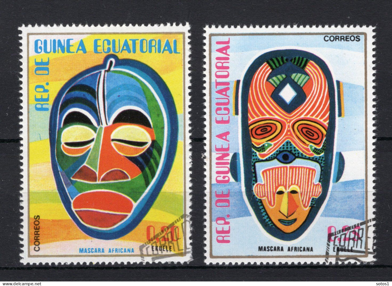 GUINEA ECUATORIAL Yt. 107D/E° Gestempeld 1977 - Guinée Equatoriale