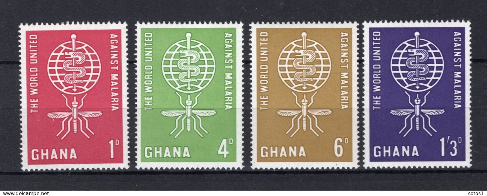 GHANA Yt. 120/123 MNH 1962 - Ghana (1957-...)