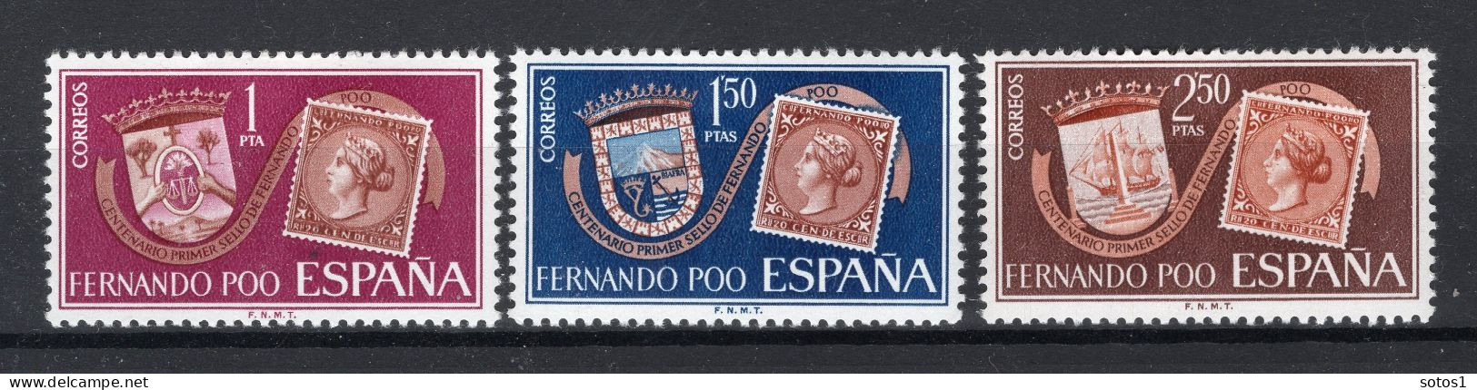 FERNANDO POO Yt. 254/256 MNH 1968 - Fernando Po