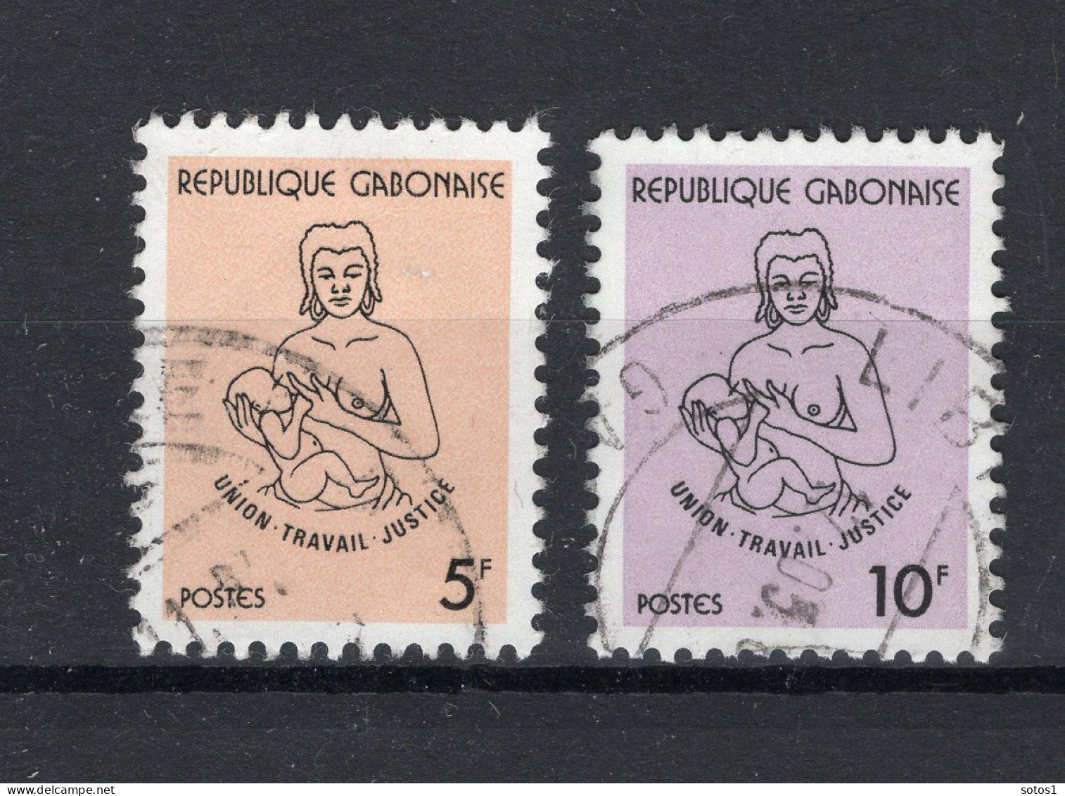 GABON Yt. 459/460° Gestempeld 1981 - Gabon