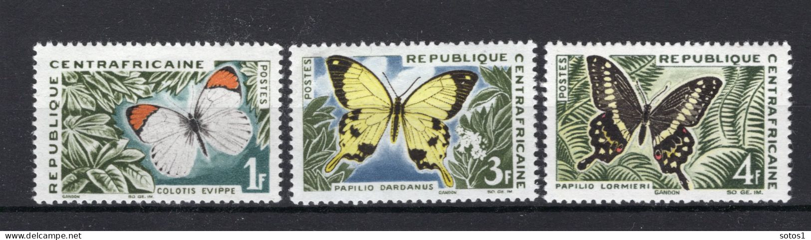 CENTRAFRICAINE Yt. 31/33 MNH 1963 - Repubblica Centroafricana