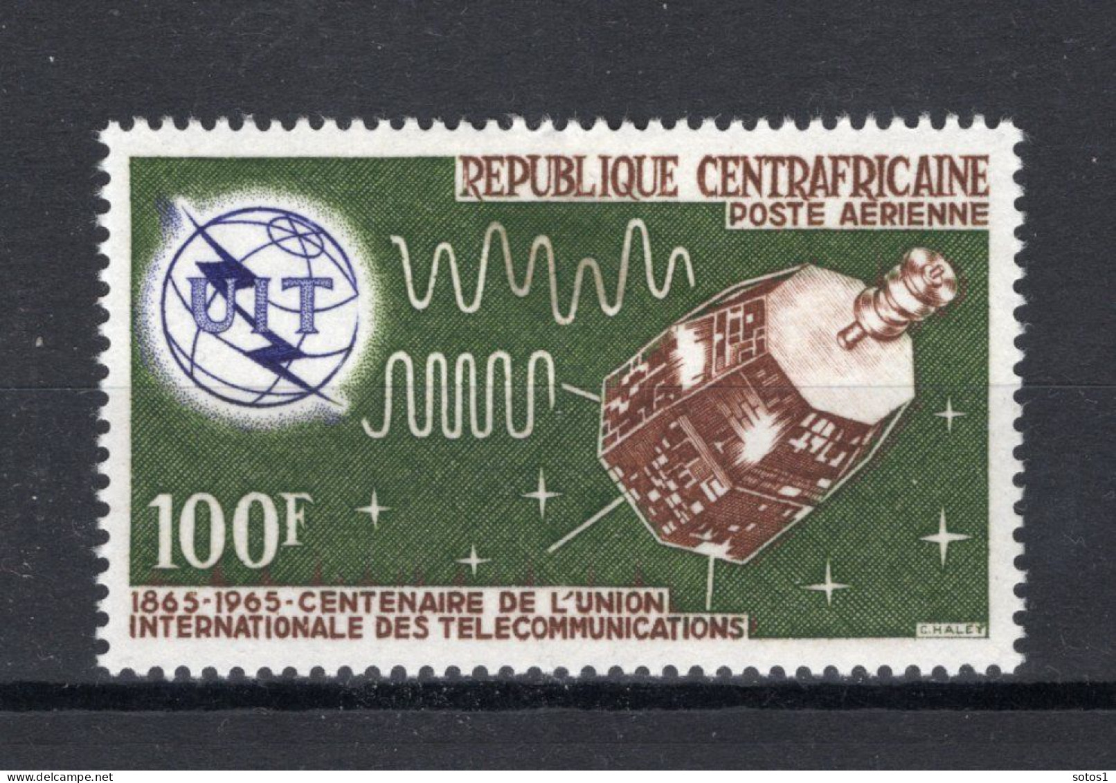 CENTRAFRICAINE Yt. PA32 MH Luchtpost 1965 - Central African Republic