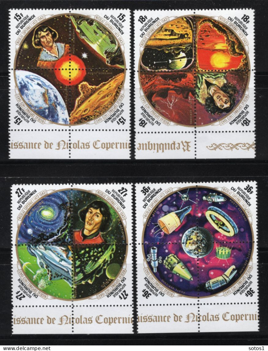BURUNDI Yt. PA273/288 MH Luchtpost 1973 - Unused Stamps