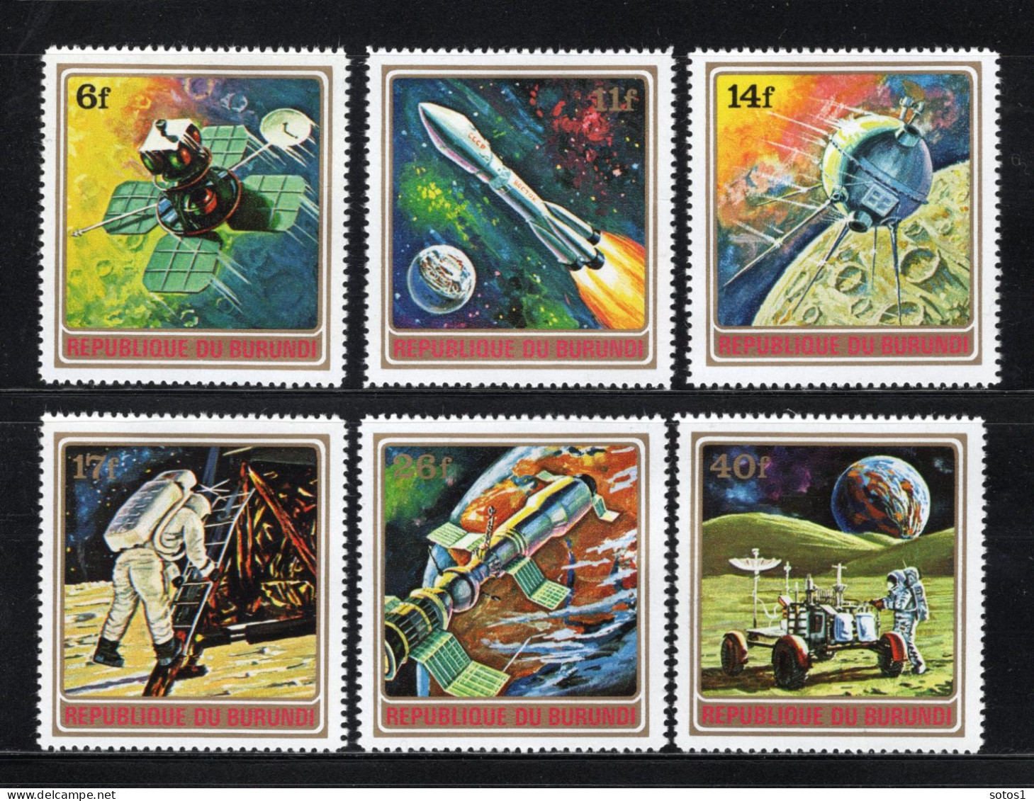 BURUNDI Yt. 483/488 MH 1972 - Used Stamps
