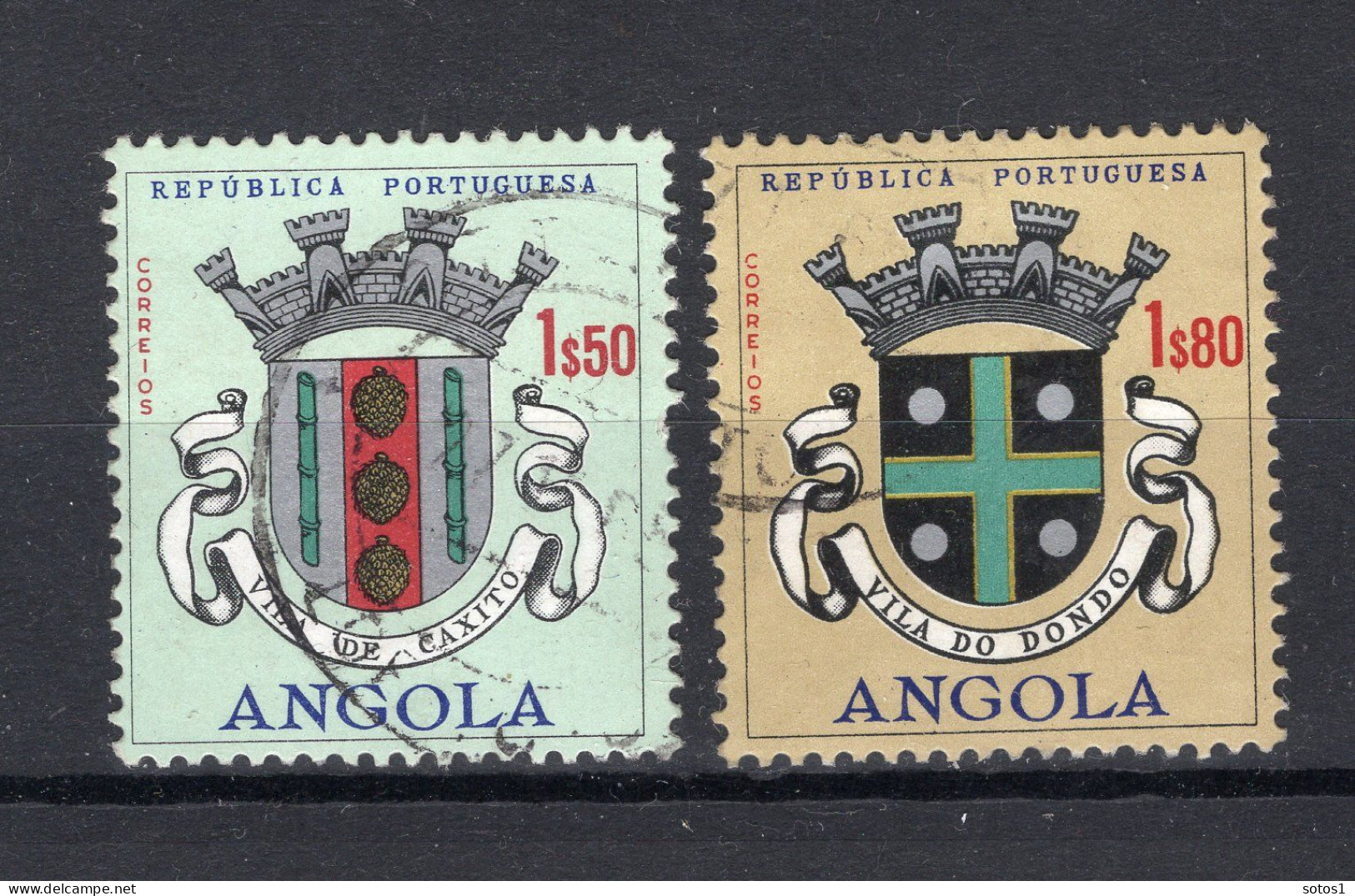 ANGOLA Yt. 476/477° Gestempeld 1963 - Angola