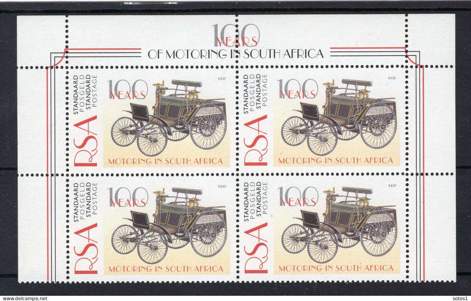 ZUID AFRIKA Yt. 935 MNH 4 Stuks 1997 - Unused Stamps