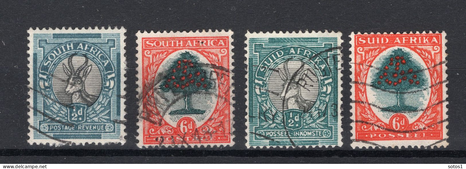 ZUID AFRIKA Yt. 88/91° Gestempeld 1937-1938 - Used Stamps