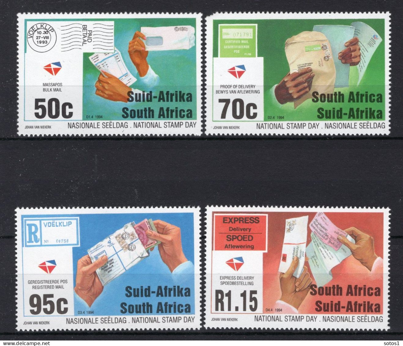 ZUID AFRIKA Yt. 857/860 MNH 1994 -1 - Unused Stamps