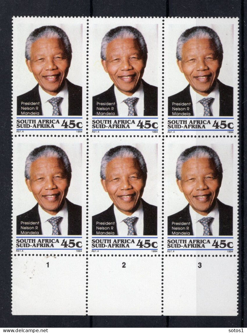 ZUID AFRIKA Yt. 848 MNH 6 Stuks 1994 - Nuevos