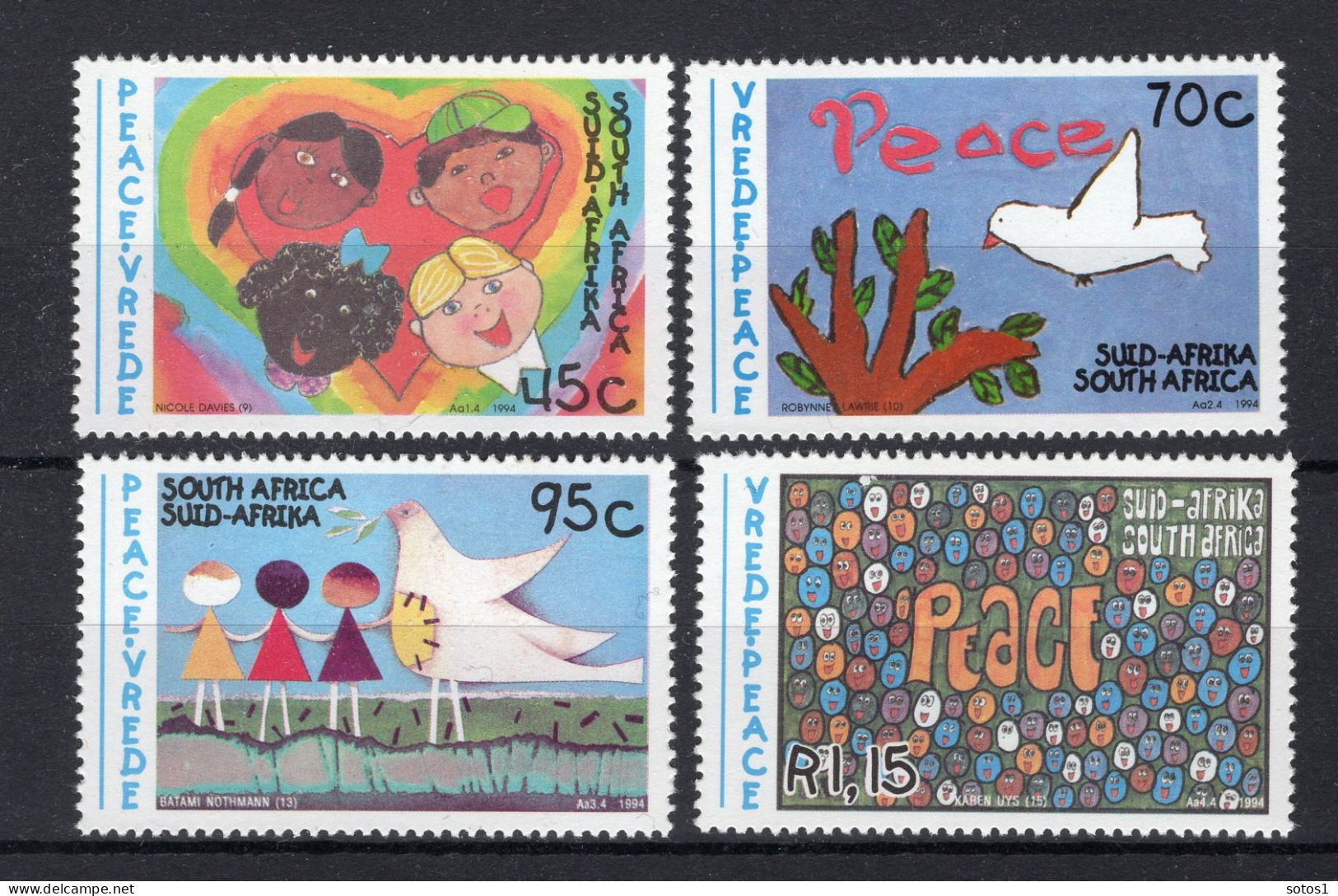 ZUID AFRIKA Yt. 844/847 MNH 1994 -3 - Neufs