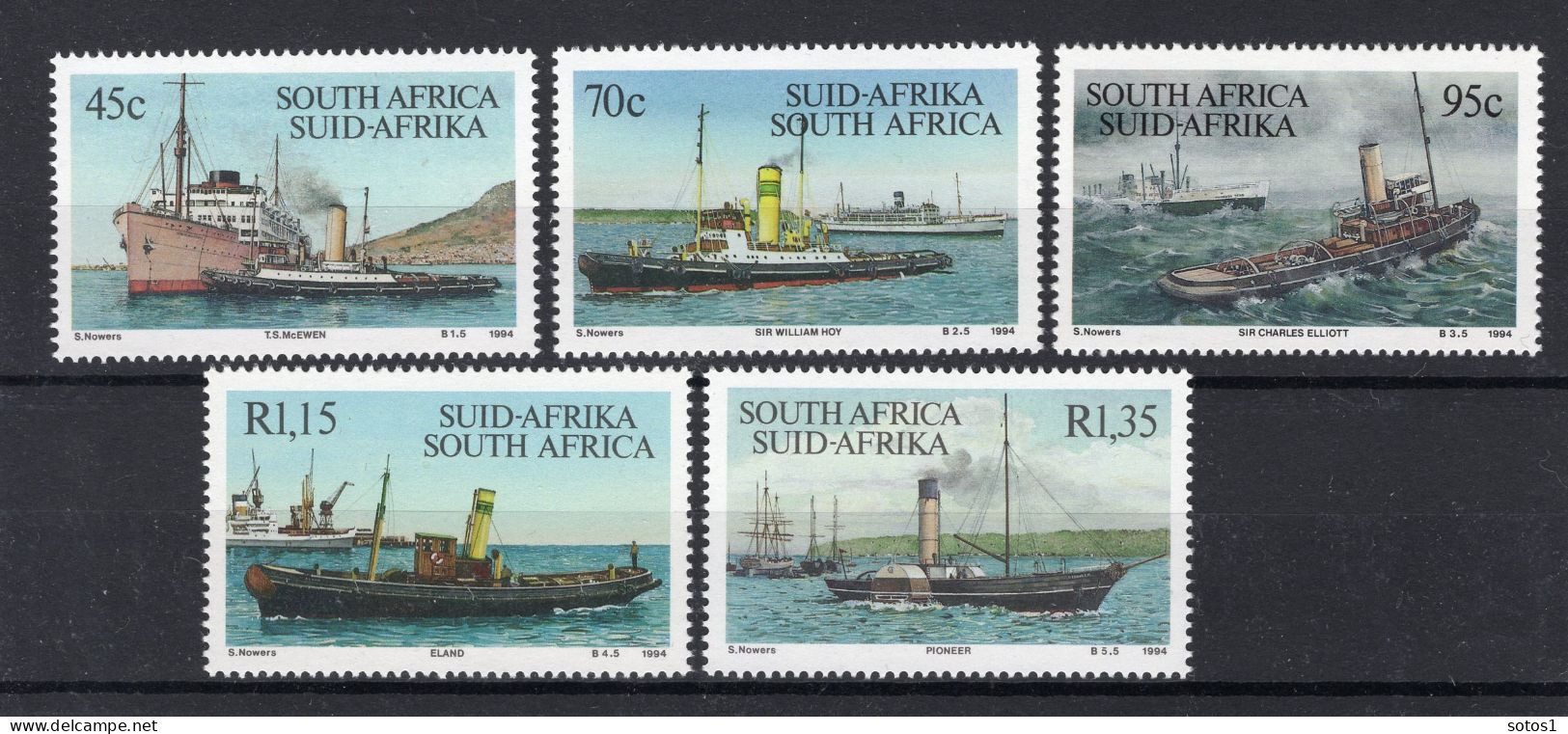 ZUID AFRIKA Yt. 839/843 MNH 1994 -4 - Unused Stamps