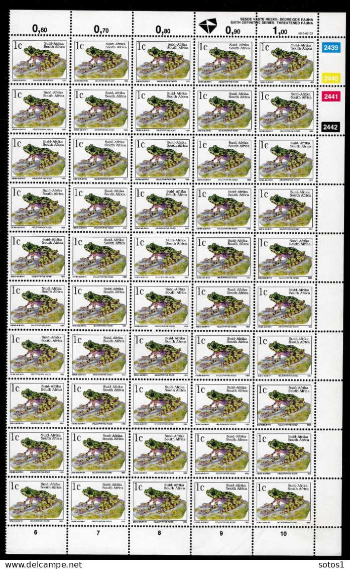 ZUID AFRIKA Yt. 807 MNH 50 Stuks 1993 - Unused Stamps