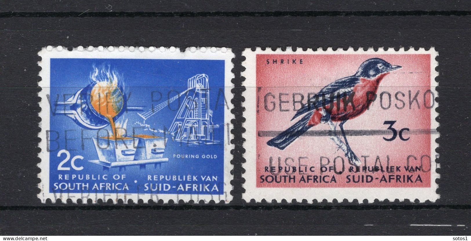 ZUID AFRIKA Yt. 337C/337D° Gestempeld 1972-1974 - Usati