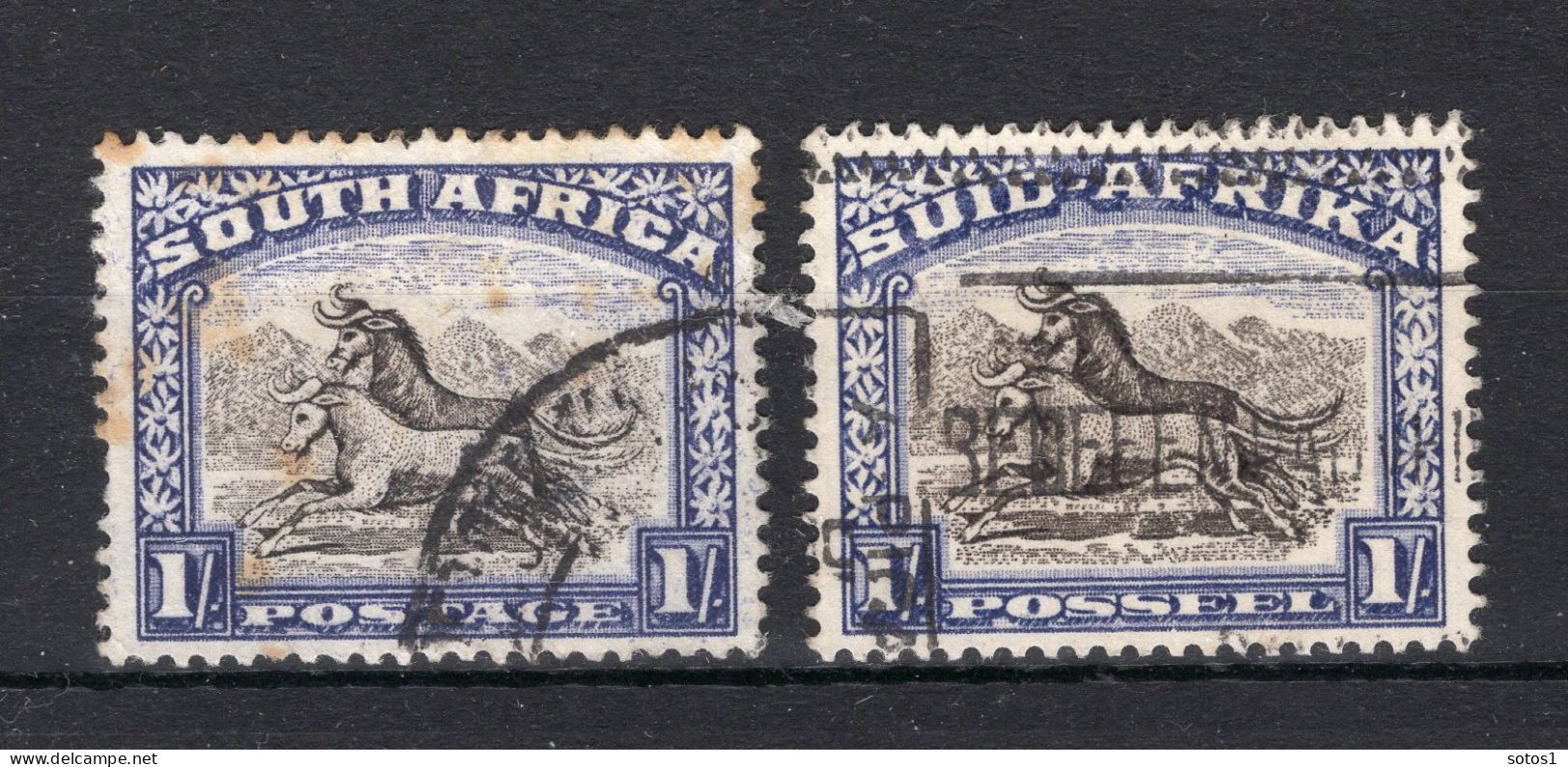 ZUID AFRIKA Yt. 105-107° Gestempeld 1939 - Used Stamps