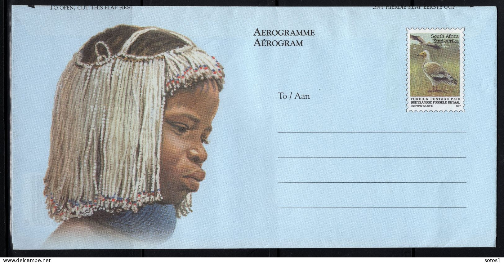 ZUID AFRIKA Aerogram 1997 Ongebruikt - Lettres & Documents