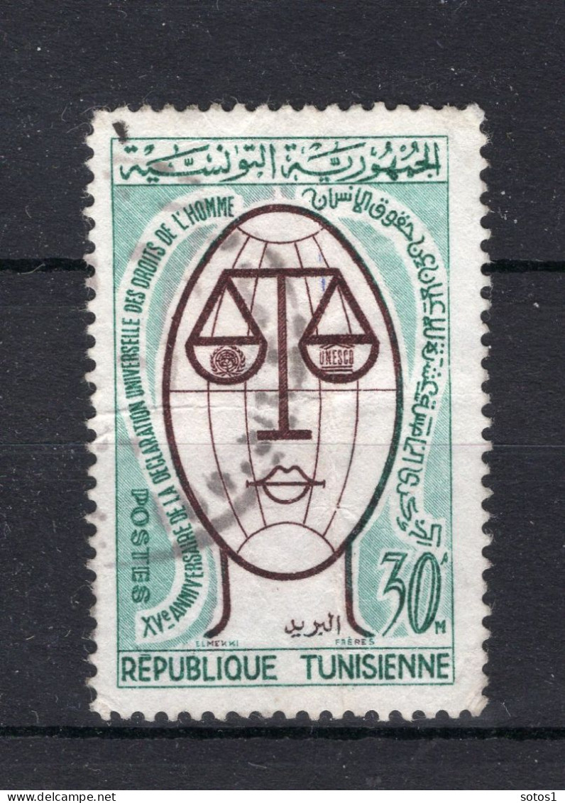 TUNESIE REP. Yt. 580° Gestempeld 1963 - Tunisie (1956-...)