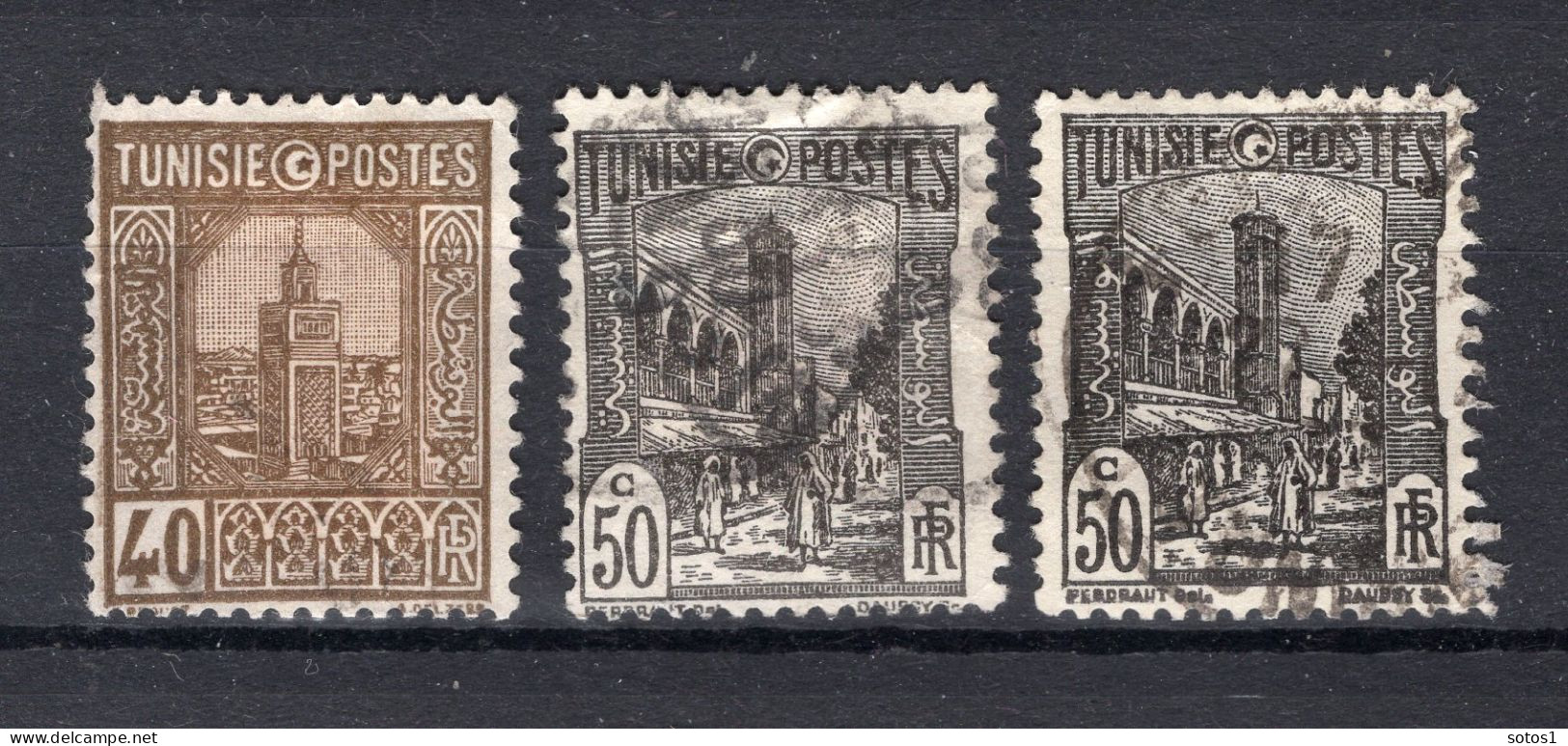 TUNESIE FR. Yt. 131/132° Gestempeld 1928 - Used Stamps