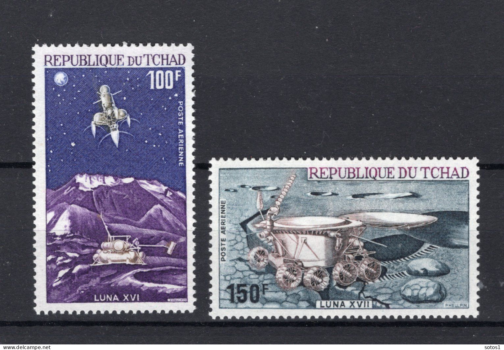 TCHAD Yt. PA125/126 MH Luchtpost 1972 - Chad (1960-...)