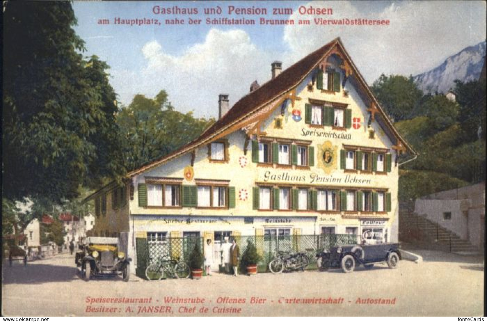 10890945 Brunnen SZ Gasthaus Pension Ochsen * Brunnen - Other & Unclassified