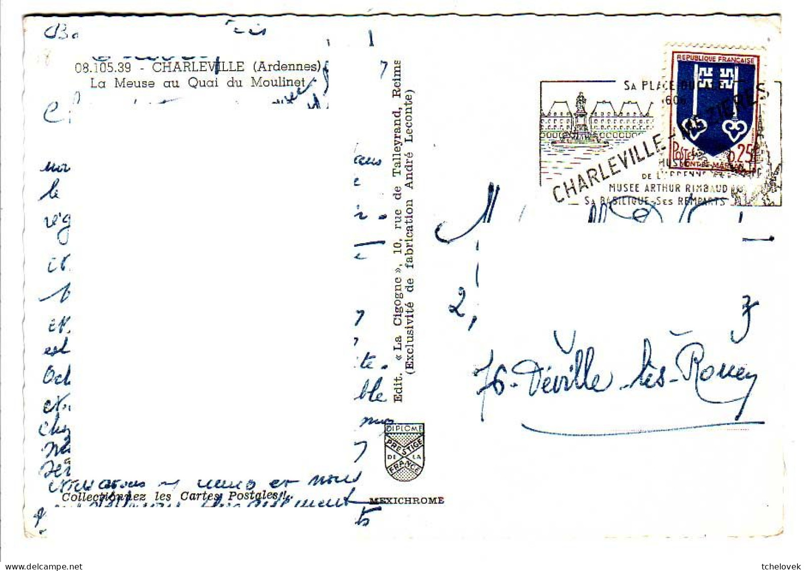 (08). Charleville Mezieres. 08.105.39 La Meuse - Charleville