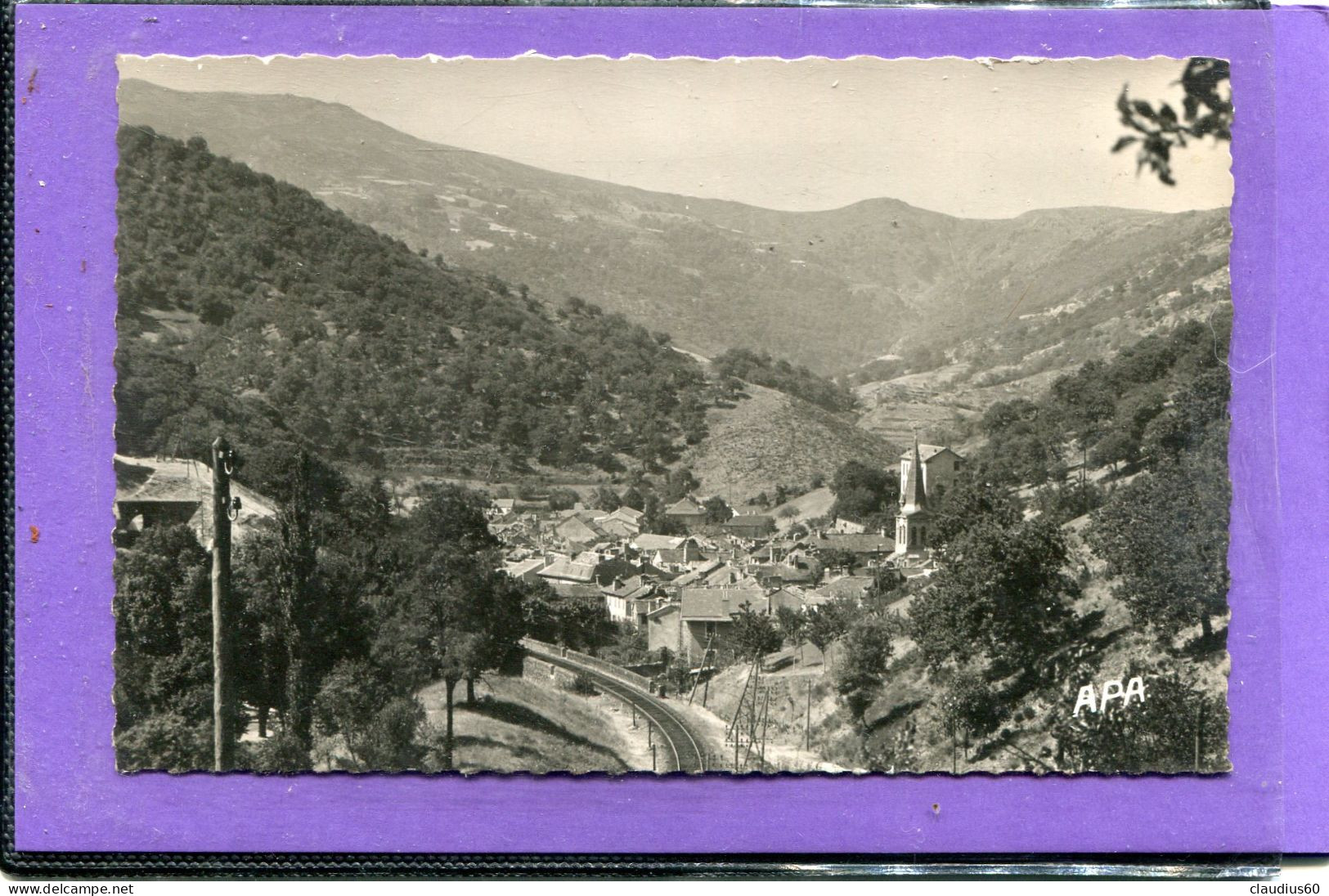 48  .VILLEFORT  ,  Vue  Générale      .cpsm  9 X 14 . - Villefort