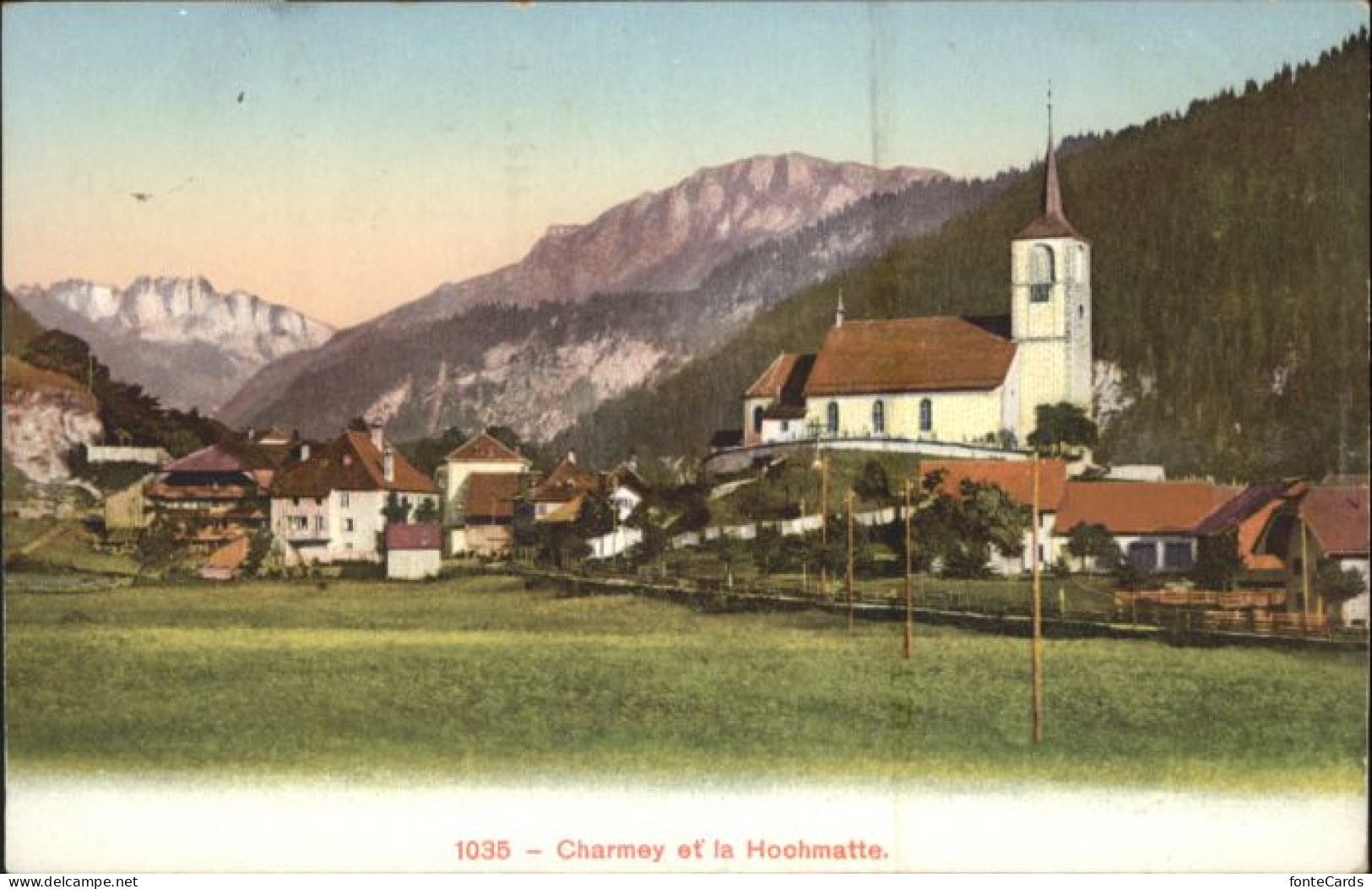 10890862 Charmey Charmey Hochmatte Kirche  * Charmey - Other & Unclassified