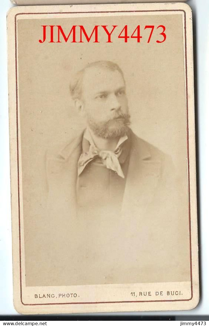 CARTE CDV - Phot. BLANC  Paris - Portrait D'un Homme Barbu, à Identifier - Tirage Aluminé 19 ème - Old (before 1900)