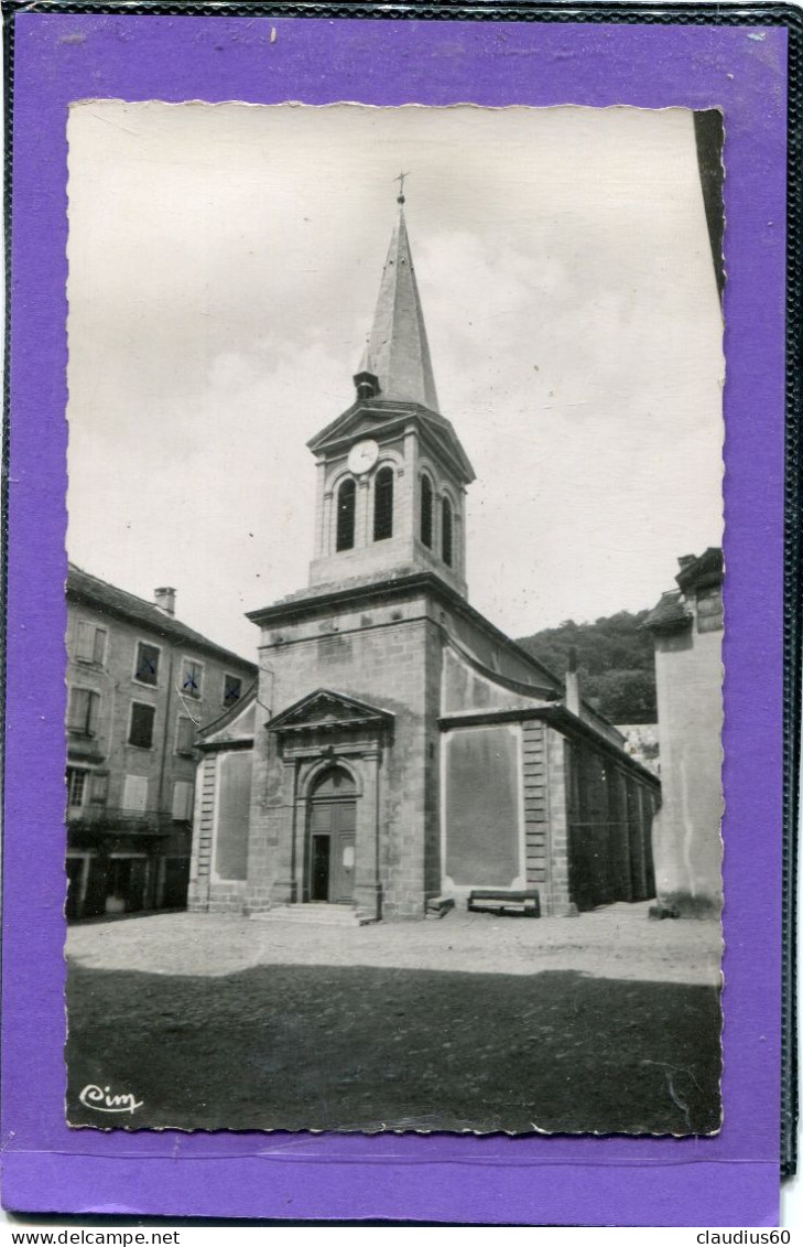 48  .VILLEFORT  ,  L ' Eglise        .cpsm  9 X 14 . - Villefort