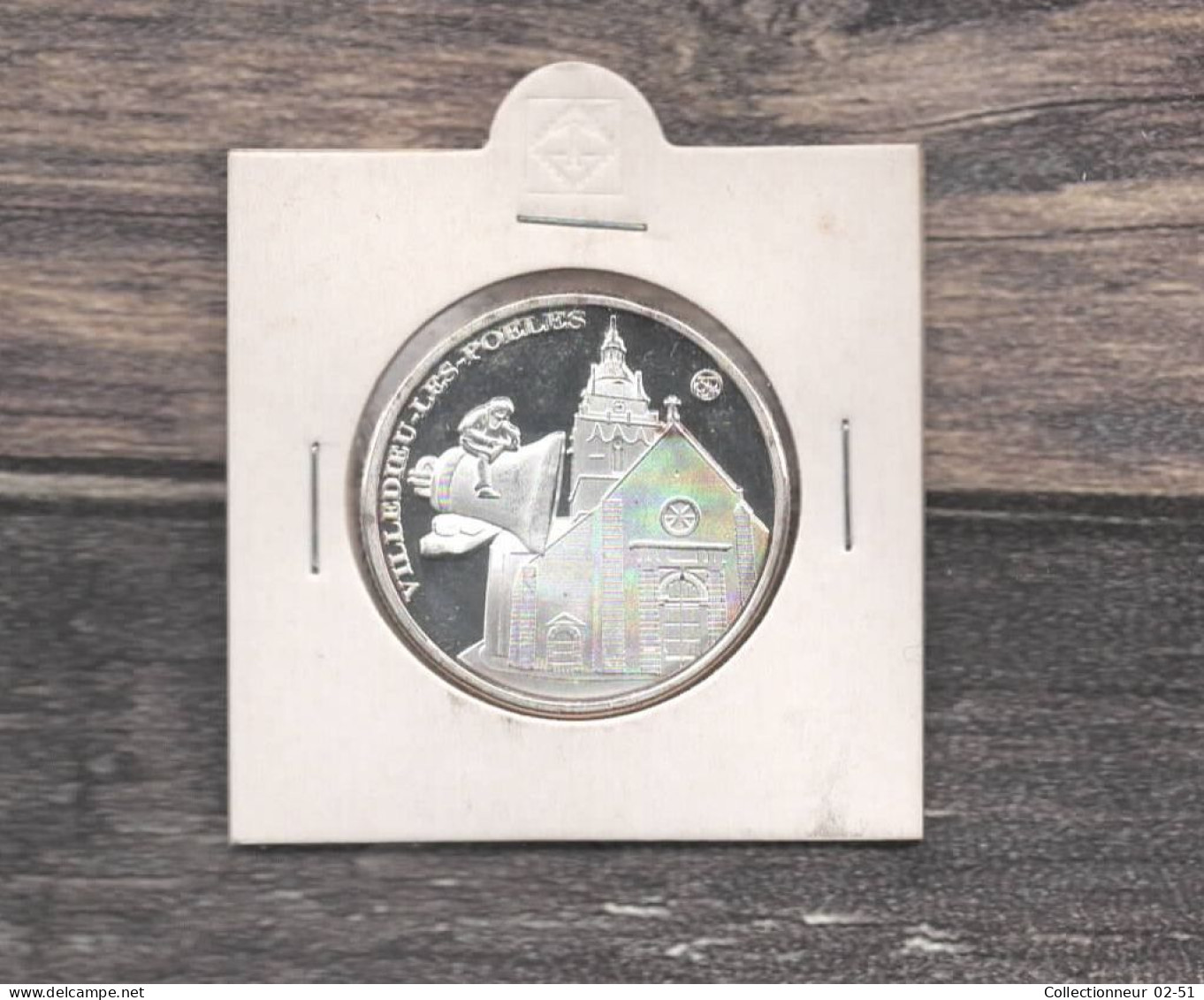 Médaille Souvenirs&Patrimoine : Villedieu-les-poeles (couleur Argent) - 2010 - Sonstige & Ohne Zuordnung