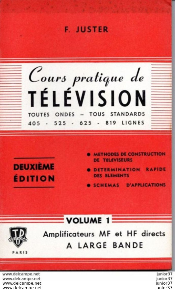 Cours Pratique De Télévision Par F. Juster, Volume 1, Deuxième édition - Audio-video