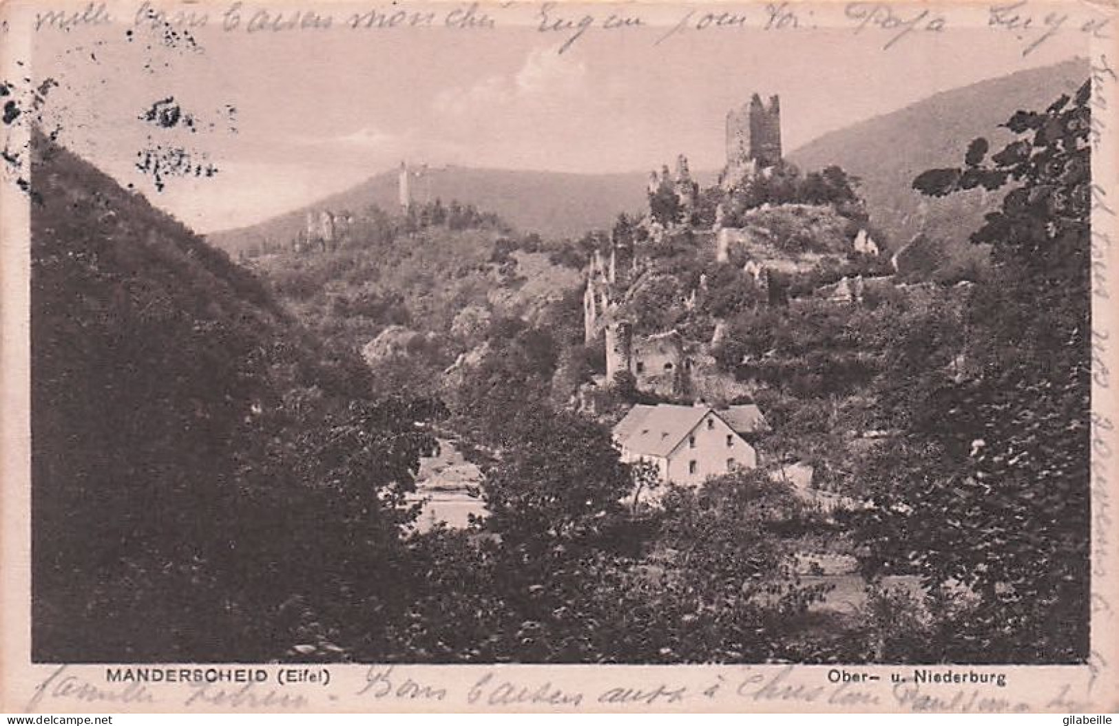 Manderscheid, Ober Und Niederburg 6 1913 - Manderscheid