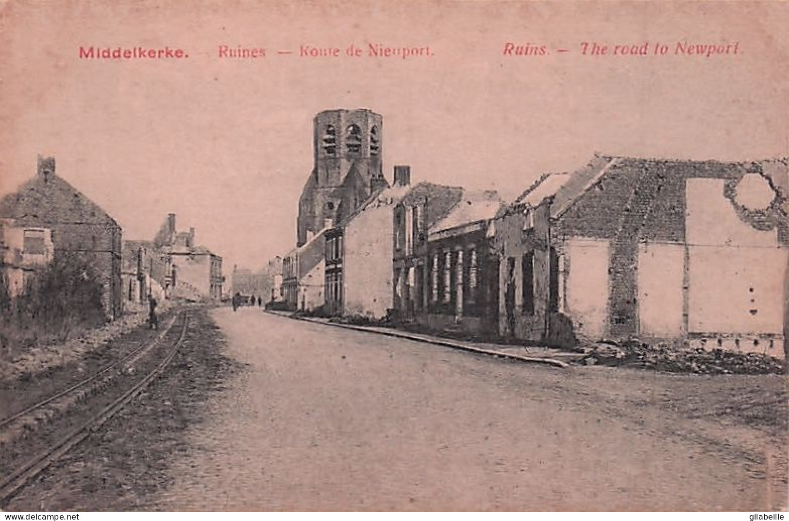 MIDDELKERKE - Ruines - Route De Nieuport - Middelkerke