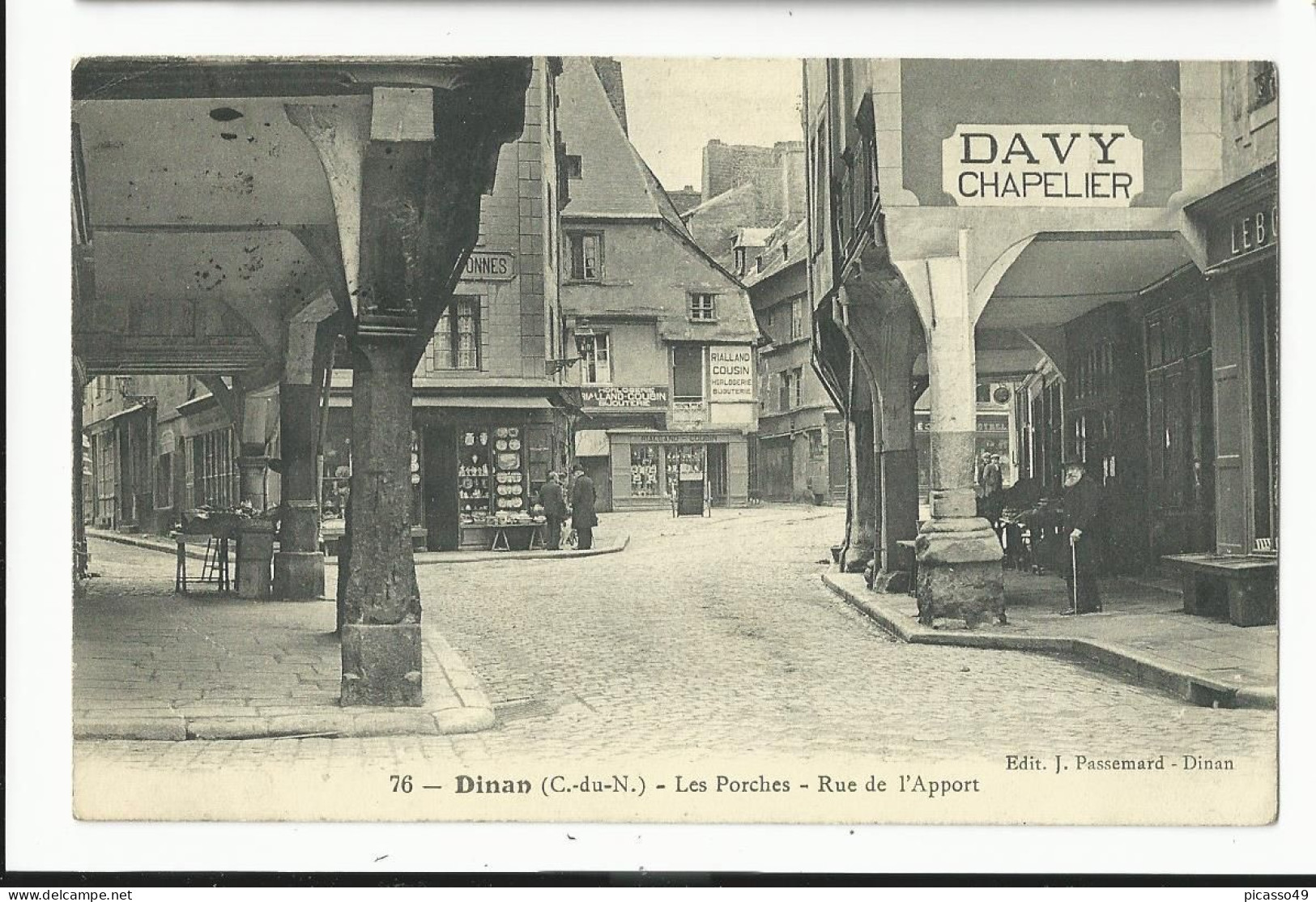 Cotes D'armor , Dinan , Les Porches ,rue De L'apport - Dinan