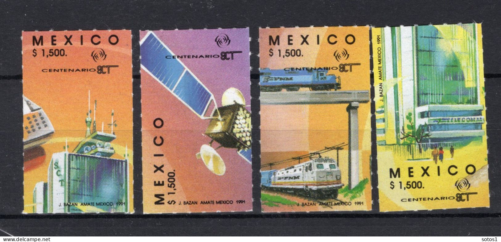 MEXICO Yt. 1389/1392 MNH 1991 - Mexico