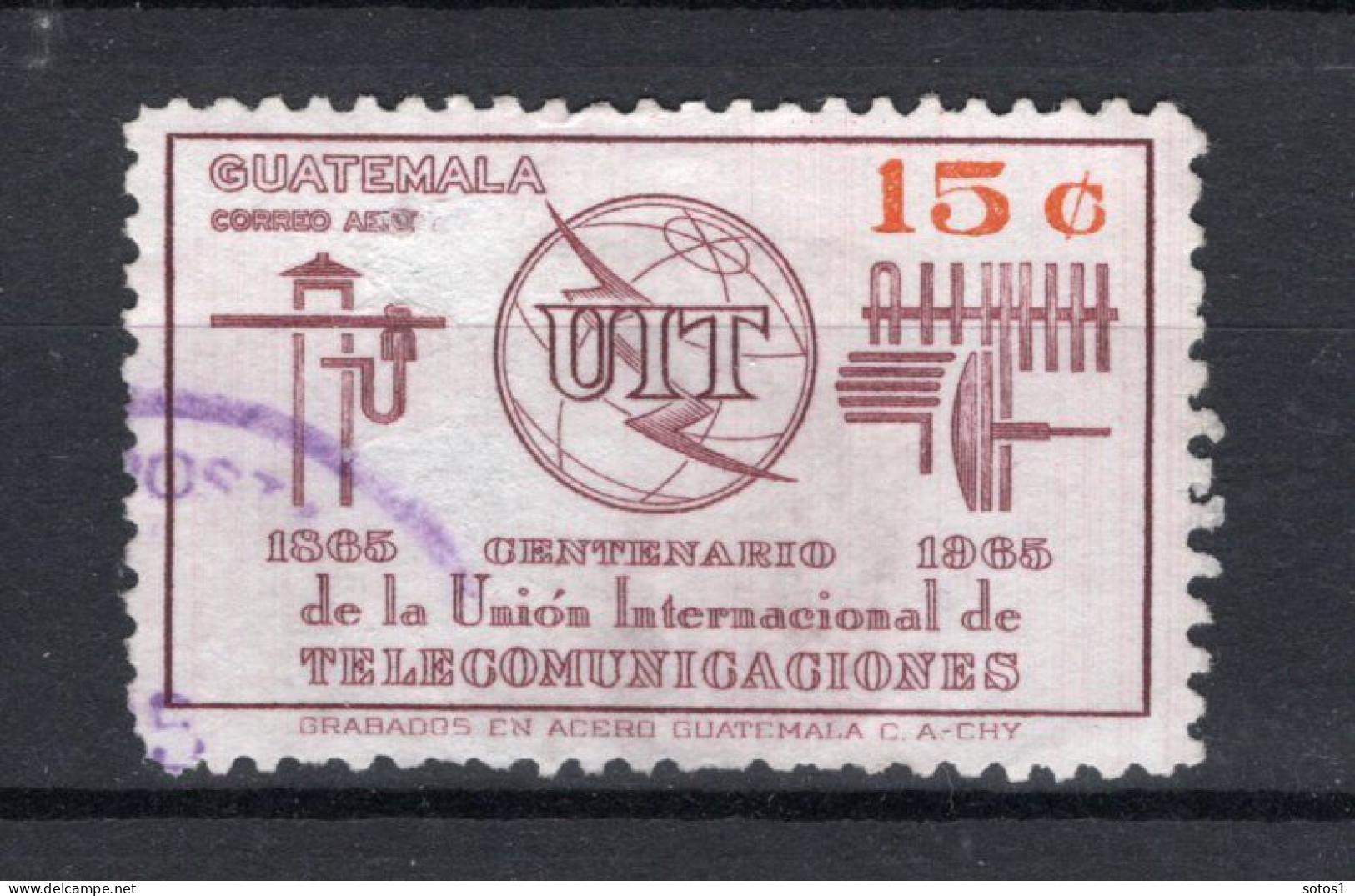 GUATEMALA Yt. PA524° Gestempeld Luchtpost 1974 - Guatemala