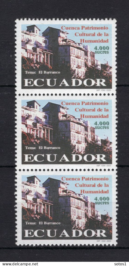 ECUADOR Yt. 1486 MNH 3 St. 2000 - Ecuador